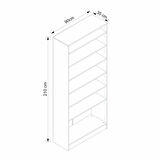 Minar Kale 210 Cm 2 Kapaklı 2B Raf Portmanto Beyaz