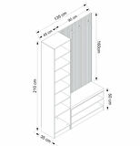Kale Dekor Panel 1 K 1B Raf Portmanto+Ayk Mind Byz Dore Plus