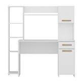 Minar Merry Çalışma Masası Ahşap Beyaz 