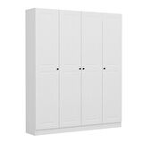 Minar Kale 210 Cm 4 Kapaklı 2B Raf Portmanto Byz Mbr İlkbahar Byz