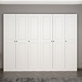 Minar Kale 210 Cm 6 Kapaklı 2B Raf Portmanto Byz Mbr İlkbahar Byz