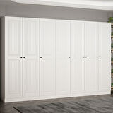 Minar Kale 210 Cm 7 Kapaklı 3B Raf Portmanto Byz Mbr İlkbahar Byz