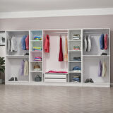 Kale 8 Kapaklı 2Ç Dolap - Pera Ceviz 210CM