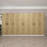 Kale 8 Kapaklı 4Ç Dolap - Pera Ceviz 210CM