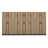 Kale 8 Kapaklı 2 Çekmeceli Dolap Antrasit Dore 190CM