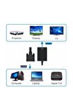 VGA to HDMI  Dönüştürücü + Ses + USB Power - 20cm
