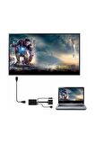 VGA to HDMI  Dönüştürücü + Ses + USB Power - 20cm