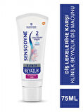 Sensodyne Diş Macunu Klinik Beyazlık Diş Lekesi 75 ml x 2 ADET
