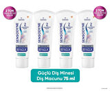 Sensodyne Diş Macunu Klinik Beyazlık Güçlü Diş Minesi 75 ml x 4 ADET