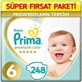 Prima Premium Care 6 Numara Junior 4x62'li Bel Bantlı Bez