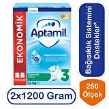 Aptamil Devam Sütü 3 Numara 1200 gr 2 li Paket