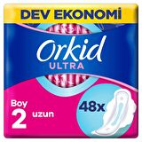 Orkid Ultra Extra Uzun Ped Cesaret Paketi 48x2 96 Adet