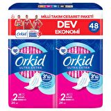 Orkid Ultra Extra Uzun Ped Cesaret Paketi 48x2 96 Adet