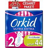 Orkid Ultra Extra Cesaret Paketi Uzun Ped 44x4 176 Adet