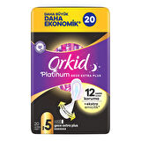 Orkid Platinum Gece Extra Plus Ped 20x6 120 Adet
