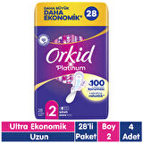 Orkid Platinum Uzun Ped 28x4 112 Adet