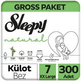 Sleepy Natural Külot Bebek Bezi 7 Beden Gross Paketi 100x3 300 Adet