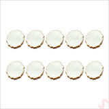 Epoksi Magnet, 6,50 cm - Altın - 10 Adet