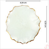 Epoksi Magnet, 6,50 cm - Altın - 10 Adet