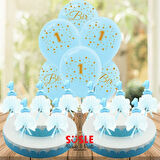 1 Yaş Lavantalı Çubuk Süs, Mavi