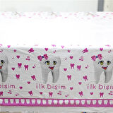 Diş Buğdayı Masa Örtüsü, 180 cm x 120 cm, Pembe