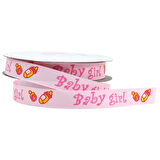 Grogren Kurdele, Baby Boy / Girl, 1,5 cm x 23 mt - Renk Seçenekli - PEMBE