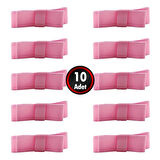 Grogren Fiyonk, 5,5 x 1,5 cm - 10 Adet - Renk Seçenekli - PEMBE