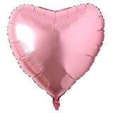 Kalp Folyo Balon, 45 cm - Pembe