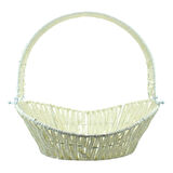 Saplı Oval Sepet, 31 cm, Küçük Boy