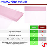 SüSLeme Tülü Kristal Tül, 3 mt en x 1 mt uzunluk - Pembe