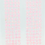 Yapışkanlı Kristal Süsleme Taşları 0,50 cm Çap, 600 Adet Taş, Pembe