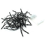 Pilli ve Animasyonlu 50 Led x 5 mt - Kırmızı Led Işık