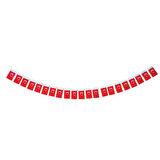 Türk Bayrağı 3,20 mt İpe Sıralı, 8 cm x 12 cm. - 40'lı