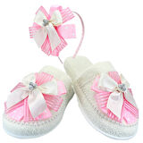 Lohusa Terlik ve Taç Seti, Fiyonklu Pembe