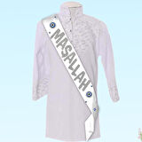 Sünnet Maşallah Kuşak, 6cm x 170 cm - Gümüş