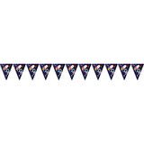 Kozmik Galaksi Uzay Temalı Üçgen Bayrak Flama - 3,20 mt.