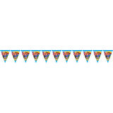 Rafadan Tayfa Üçgen Bayrak Flama - 3,20 mt.