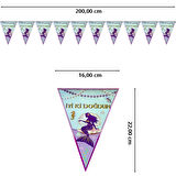 Deniz Kızı İyiki Doğdun Üçgen Bayrak Flama - 2,00 mt.