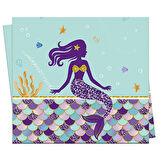 Pırıltılı Deniz Kızı Masa Örtüsü - 120cm x 180cm