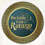 Hoşgeldin Ramazan 22 cm Karton Tabak - 8 Adet