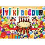 İyiki Doğdun Afiş - 70cm x 50cm