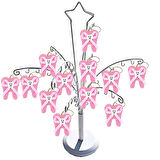 Diş Figürlü Çanta - Pembe - 12 Adet