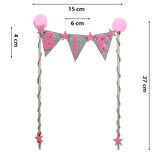 Pasta Süsü 27cm x 15cm, BİR - Pembe