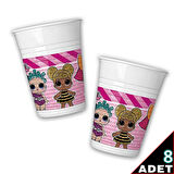 LoL Bebek Plastik Bardak - 8 Adet