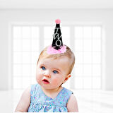 2 Yaş Ponponlu Two Kukuleta, 14cm x 6cm - Pembe