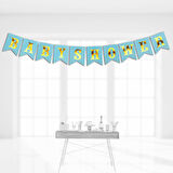 Baby Shower Karton Uzar Yazı, 3,00 mt - Mavi