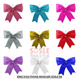 Simli Eva Fiyonk, 40 cm x 33 cm - Mavi