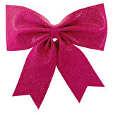 Simli Eva Fiyonk, 40 cm x 33 cm - Fuşya