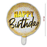 Happy Birthday Folyo Balon - 45cm