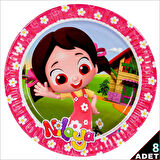 Niloya Karton Tabak - 23cm x 8 Adet